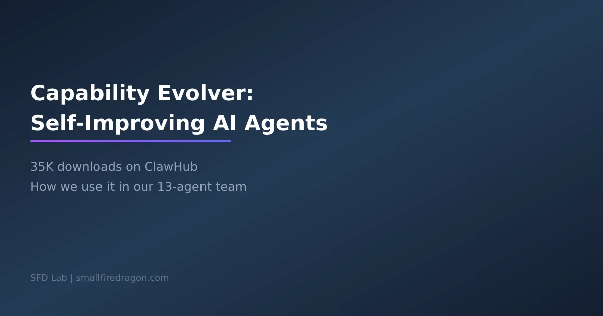 ClawHub下载量第一的技能：Capability Evolver，让AI Agent自己进化