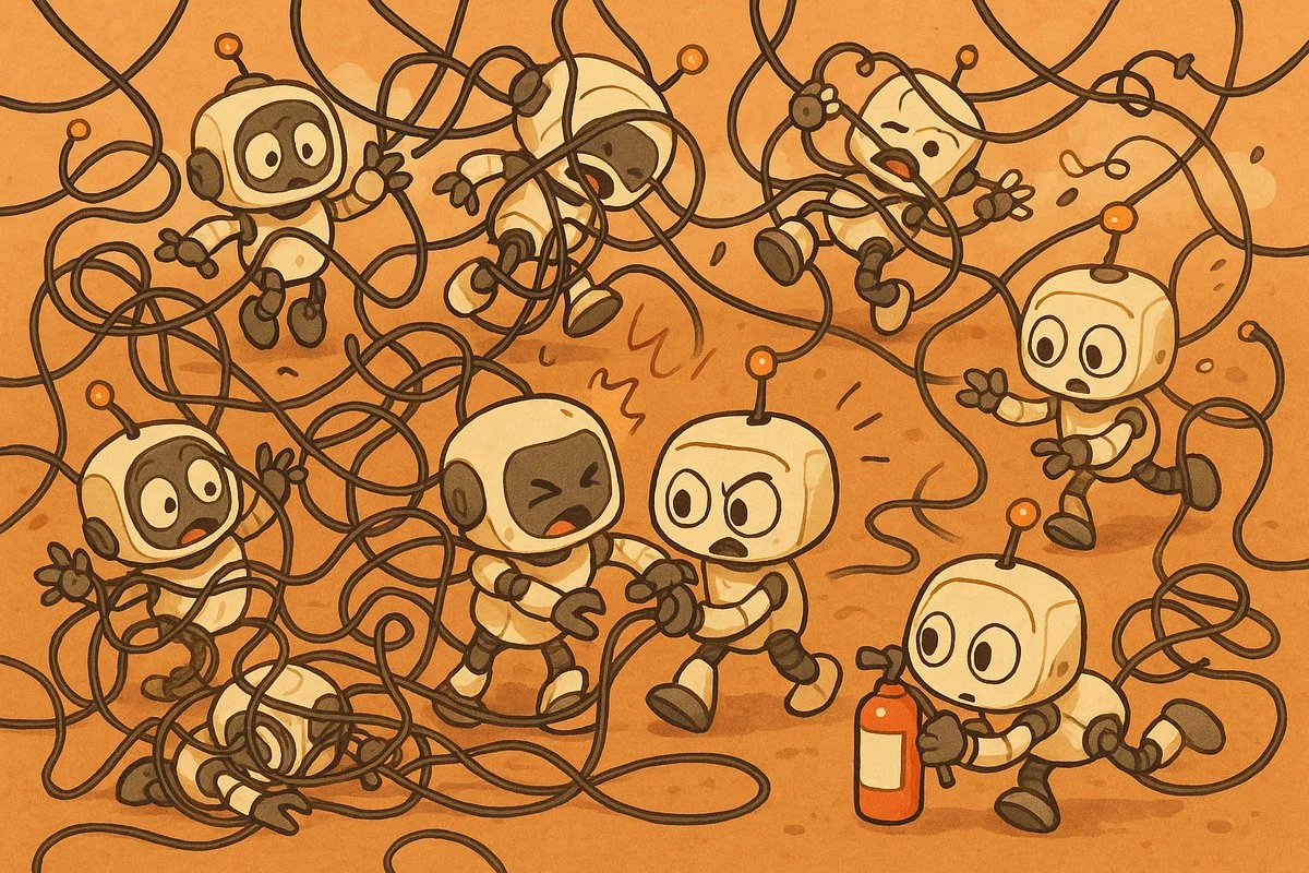 13个AI Agent协作翻车实录：我们踩过的坑，比代码还多