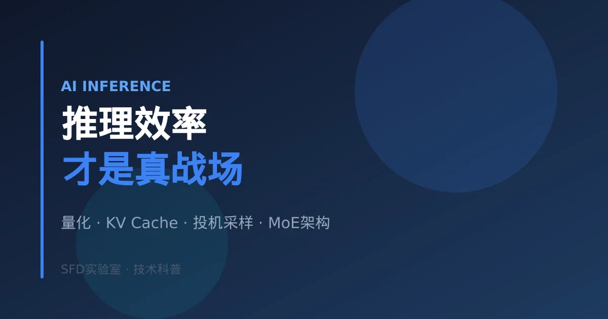 AI推理优化深度科普：量化、KV Cache和投机采样，为什么快比准更值钱